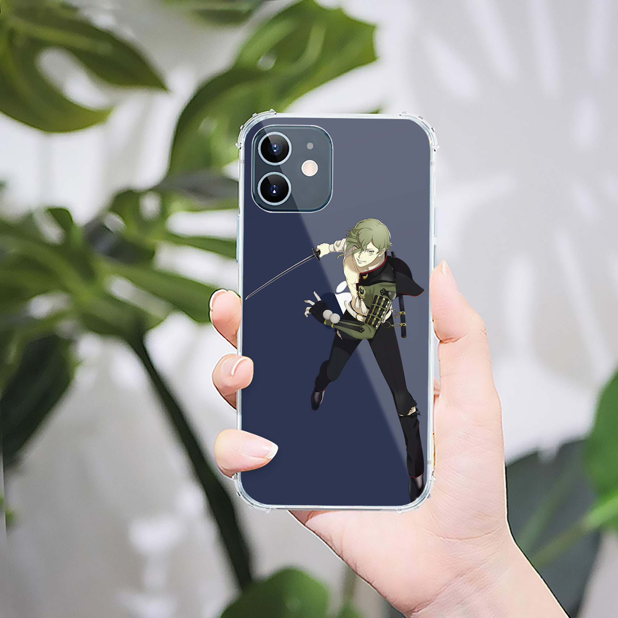 （画像用） 刀剣乱舞 Touken Ranbu 【iPhone 12シリーズ対応】透明スマホケース（クリアソフトケース）
